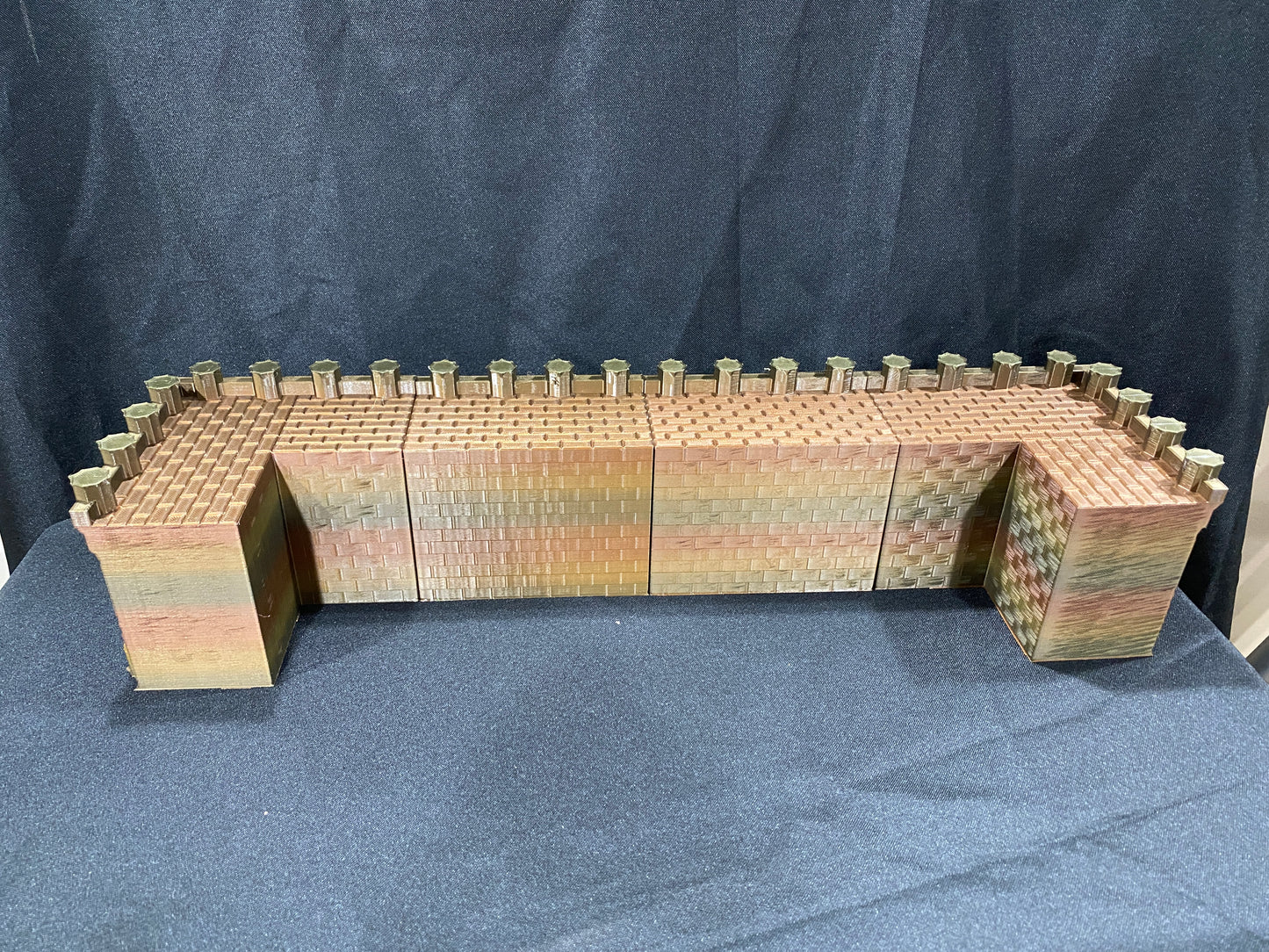 Castle Walls | Corner and Side Pieces | Fantasy Miniature Terrain