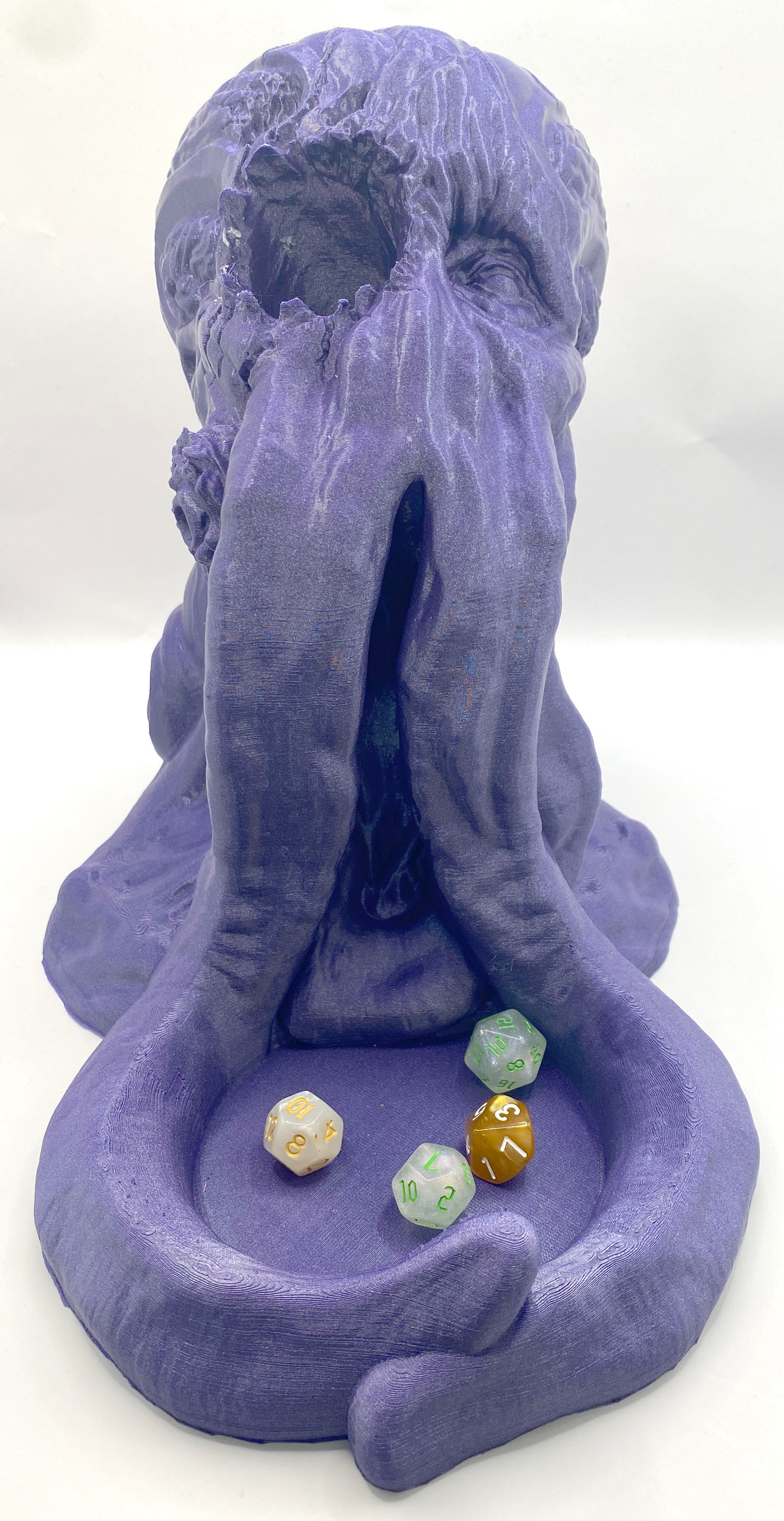 12in Tall Cthullu Mindflayer  Dice Tower | 3d Printed